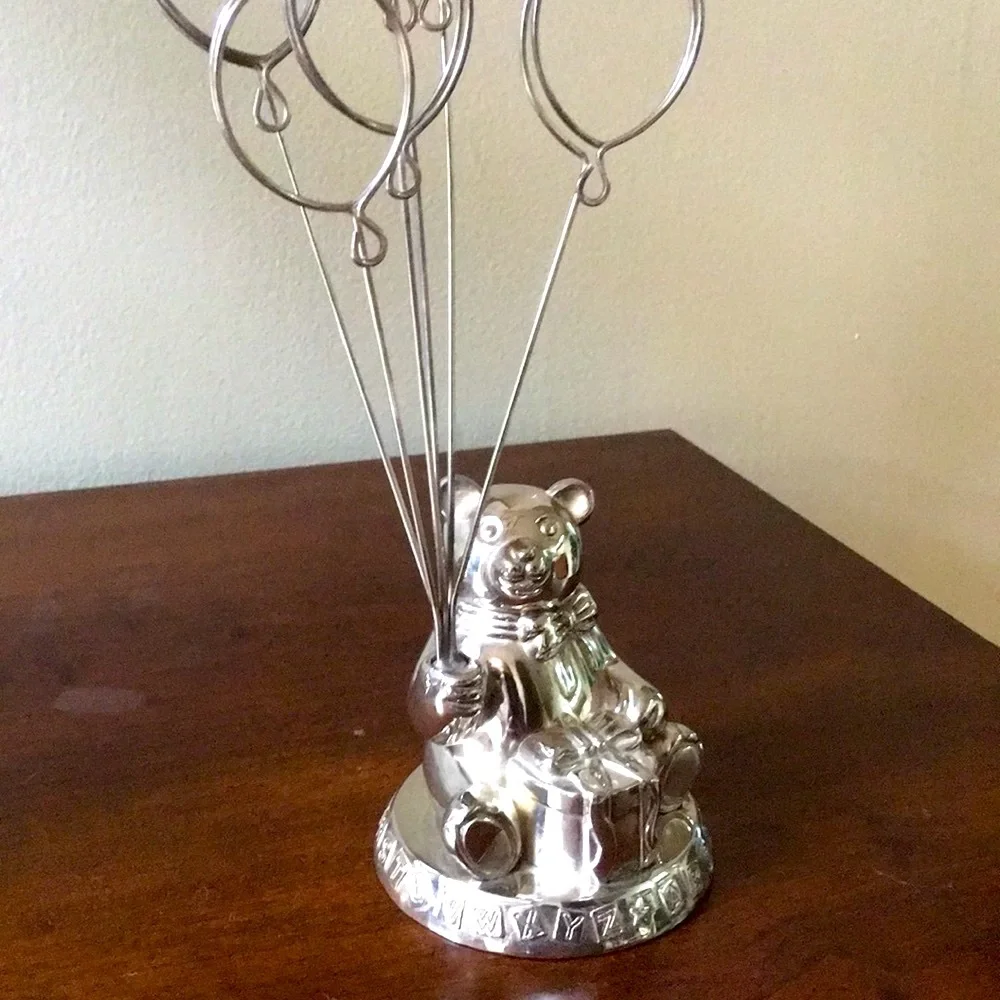 Godinger Silver Plate Bear Picture Holder